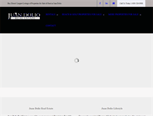 Tablet Screenshot of juandoliorealestate.com